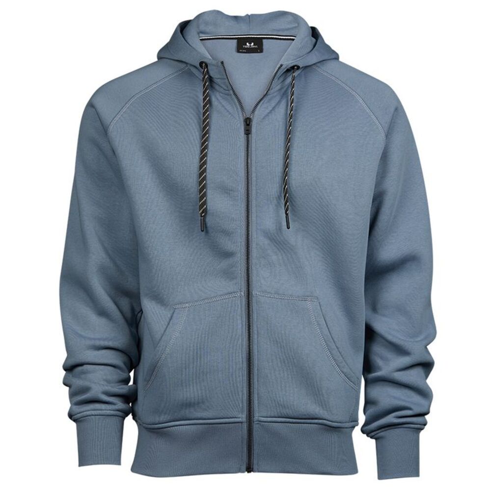 Tee Jays Mens Fashion Zip  Sweatshirt / Flintstone